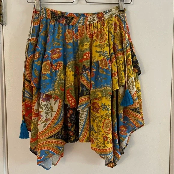 Spell Belladonna Handkerchief Mini Skirt Kaleidoscope - Picture 4 of 10